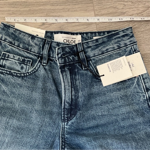 Dynamite CHLOE Ultra Wide Leg & High Rise Jean. . - Picture 7 of 15